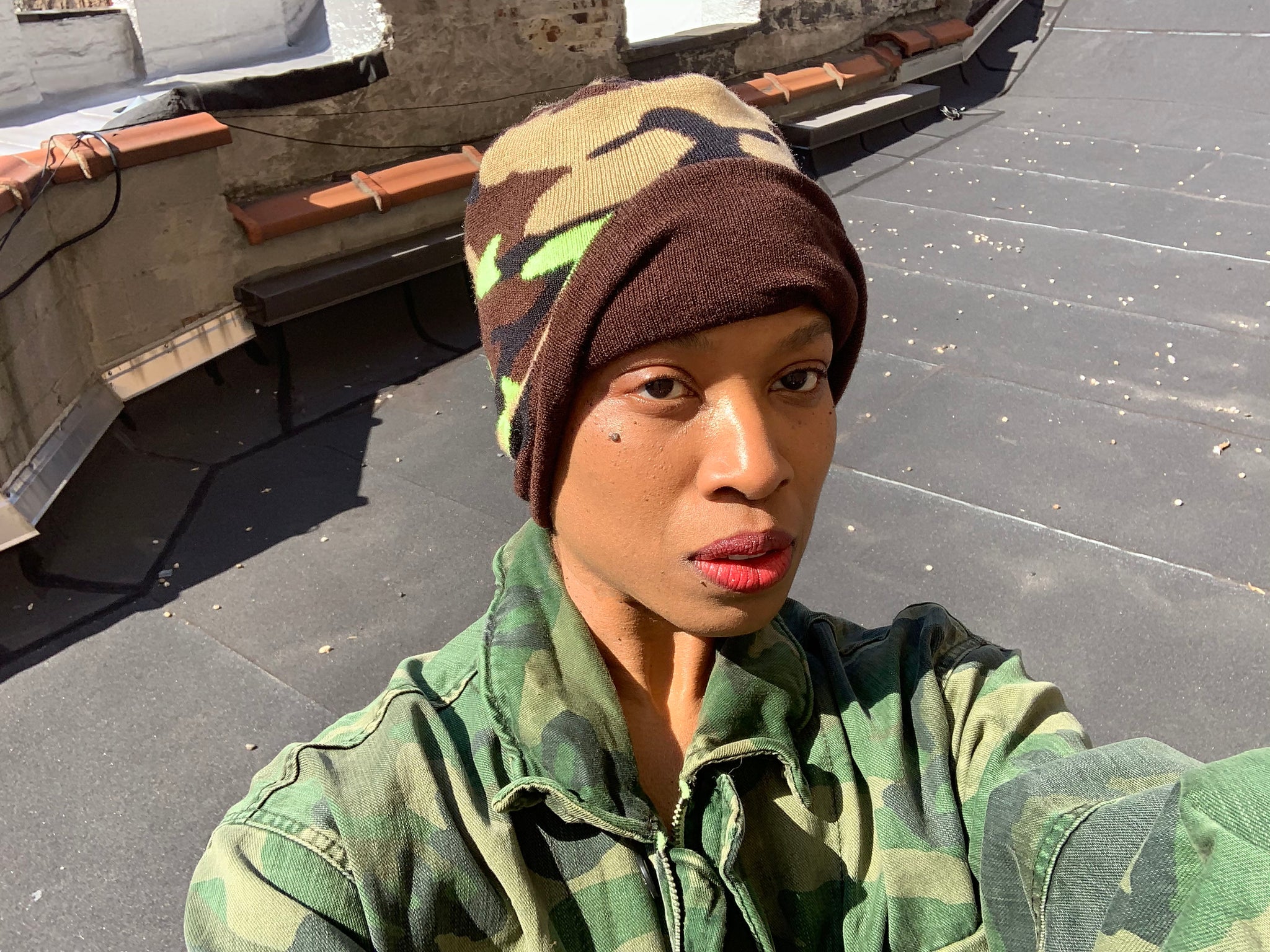 https://soulbeanie.com. Safari Neon Camo Beanie. A perfect blend of harmonious Browns with a pop!. All seasons beanie.Camouflage. 100% Soft Acrylic Imported