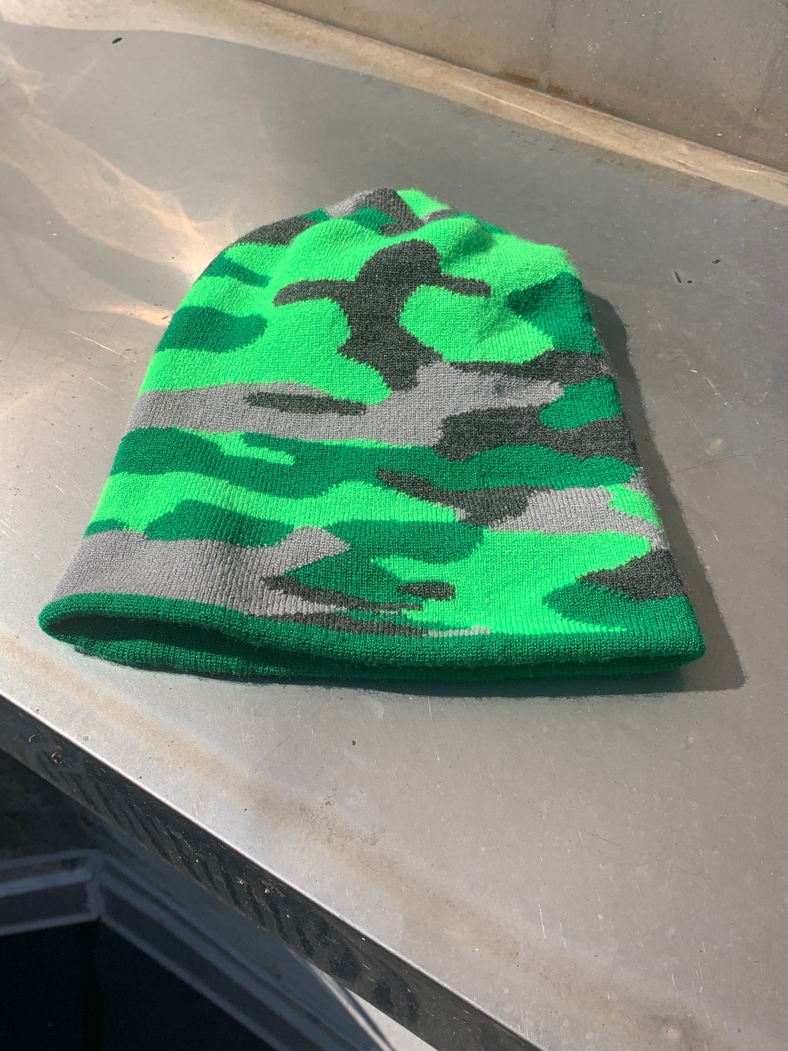 https://soulbeanie.com,  Green Bean Camo Beanie. A perfect blend of harmonious greens with a pop!  All seasons beanie.Camouflage. 100% Soft Acrylic Imported