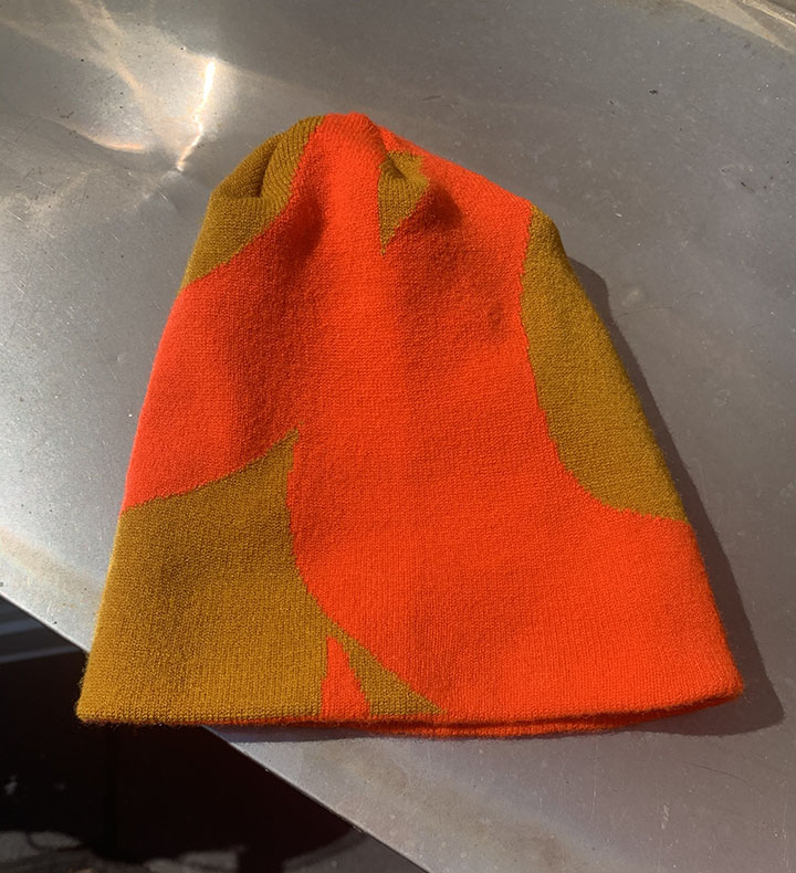 https://soulbeanie.com. Swirl Orange Gold Beanie. A Swirl of Orange and Gold .All seasons beanie 100% Soft Acrylic Imported