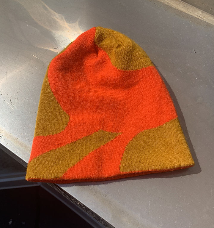 https://soulbeanie.com. Swirl Orange Gold Beanie. A Swirl of Orange and Gold .All seasons beanie 100% Soft Acrylic Imported