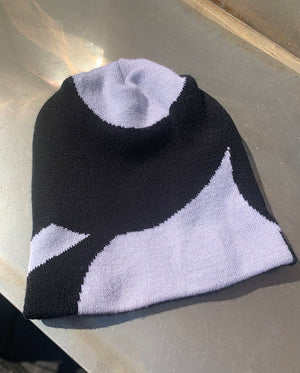 https://soulbeanie.com. Swirl Black and White Beanie.A perfect swirl of Black and White!. All seasons beanie 100% Soft Acrylic Imported