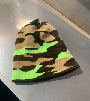 https://soulbeanie.com. Safari Neon Camo Beanie. A perfect blend of harmonious Browns with a pop!. All seasons beanie.Camouflage. 100% Soft Acrylic Imported